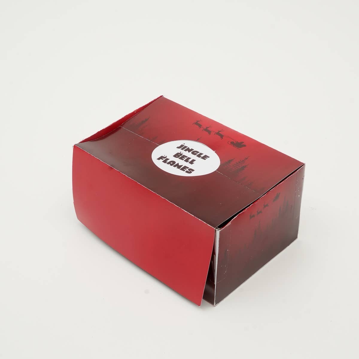 Holiday Luster Candle Box (Green, Red & White) - 6 Pcs