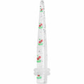 4G Clear Acrylic Glitter Cherry Confetti Taper