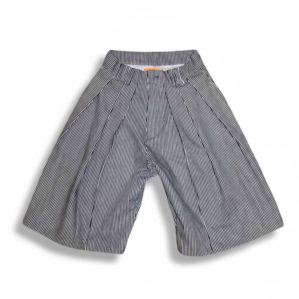 Pin- Stripe Pleated Short