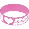 Pink White I Love Motor Boating Awareness for Breast Cancer Bracelet