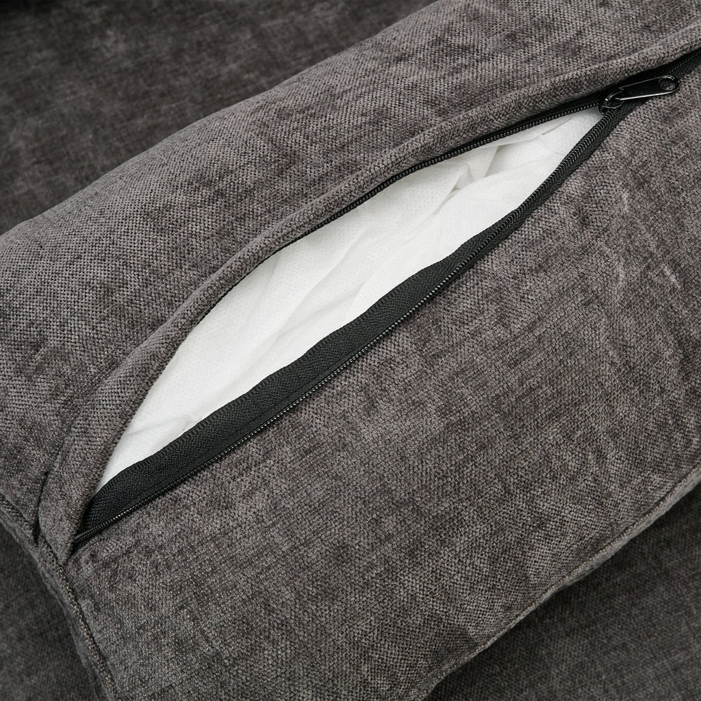 68.1' Cozy Upholstered Loveseat Sofa Oversized Comfy Comfy Cloud Sofa Double Cushion Loveseat Sofa Plush Cushion Sofa Couch for Living Room, Grey
