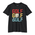 Golf Retro Graphic T-Shirt — Vintage 'GOLF' Ball Design