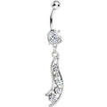 Crystalline Gem Journey Swirl Belly Ring