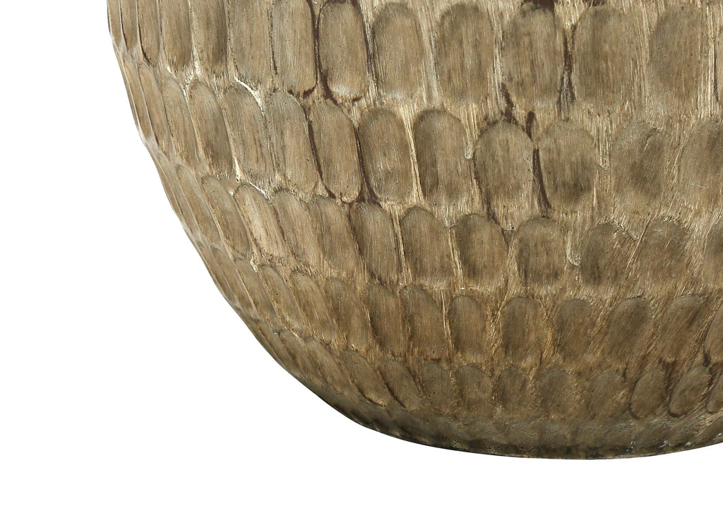 Lighting, 25'h, Table Lamp, Black Shade, Brown Resin, Contemporary