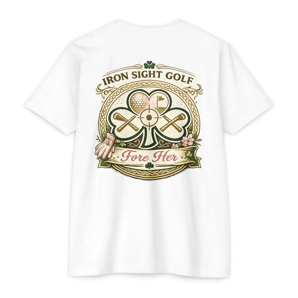 Fore Her Luck Golf Tee - Iron Sight 60/40 Next Level T-Shirt
