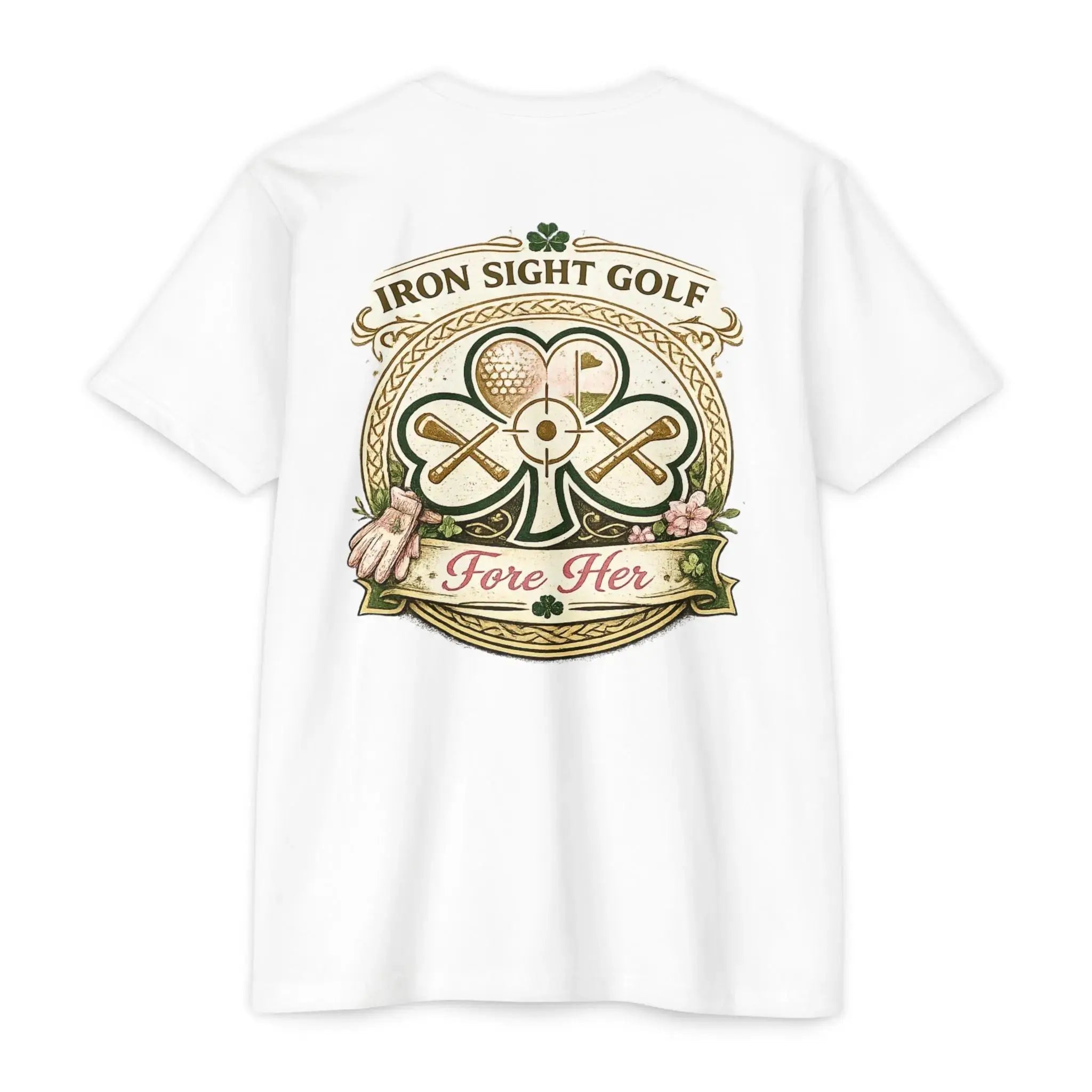 Fore Her Luck Golf Tee - Iron Sight 60/40 Next Level T-Shirt