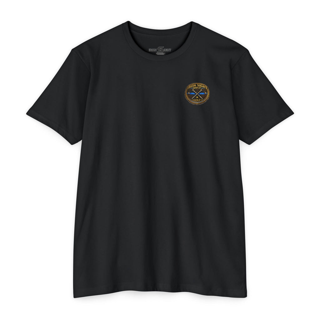 Bomb Squad T-Shirt — 'Suspicious Package' Golf Ball on Fire City Scene