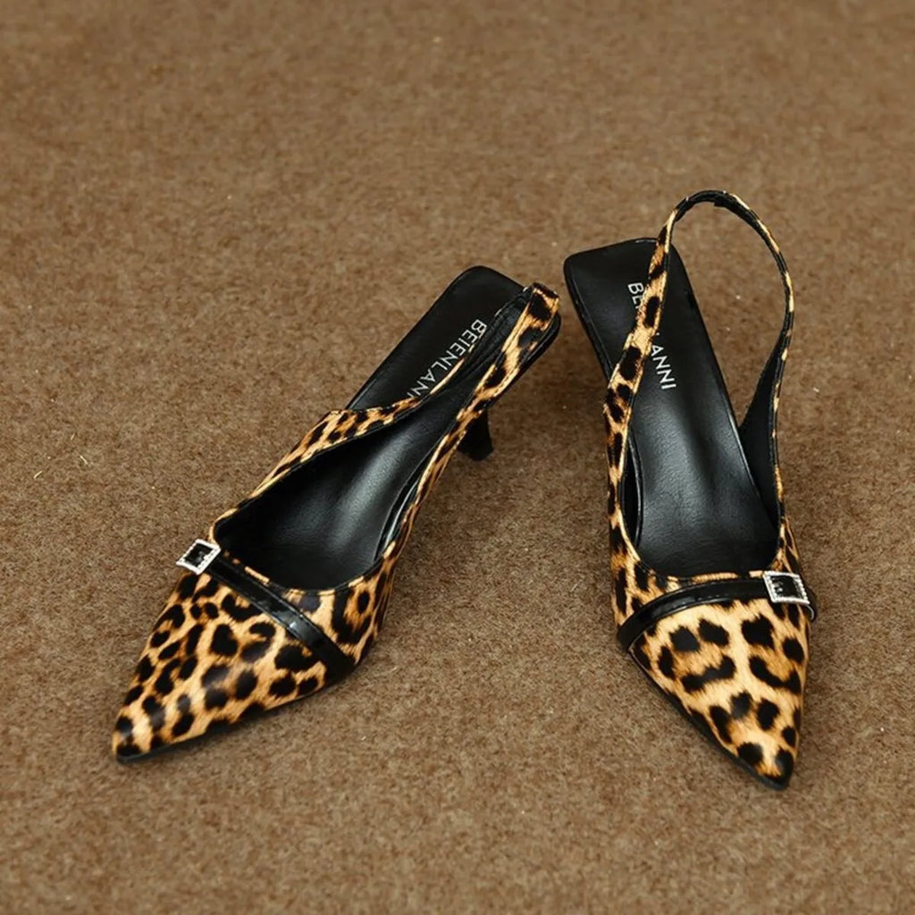 Pointed Toe Slingback Pumps