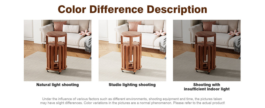100% solid wood stackable stools set of 4, wooden stools, 18-inch stools, stacking stools, nesting tables, sturdy and durable, no installation required, top stackable round side table