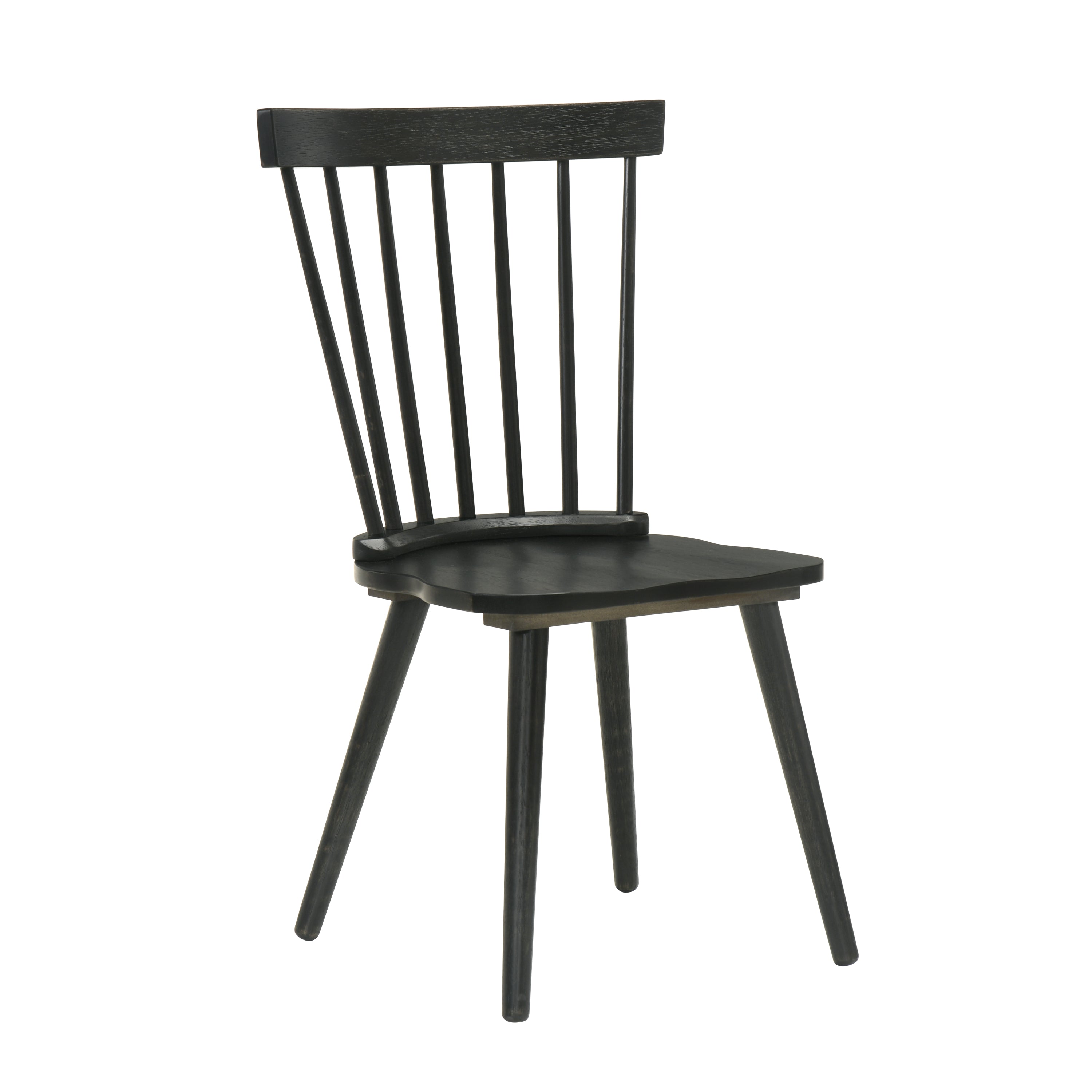 [Set of 2] Rustic Farmhouse Dining Chairs, Solid Wood Side Chairs, Easy Assembly for Kitchen & Dining Room