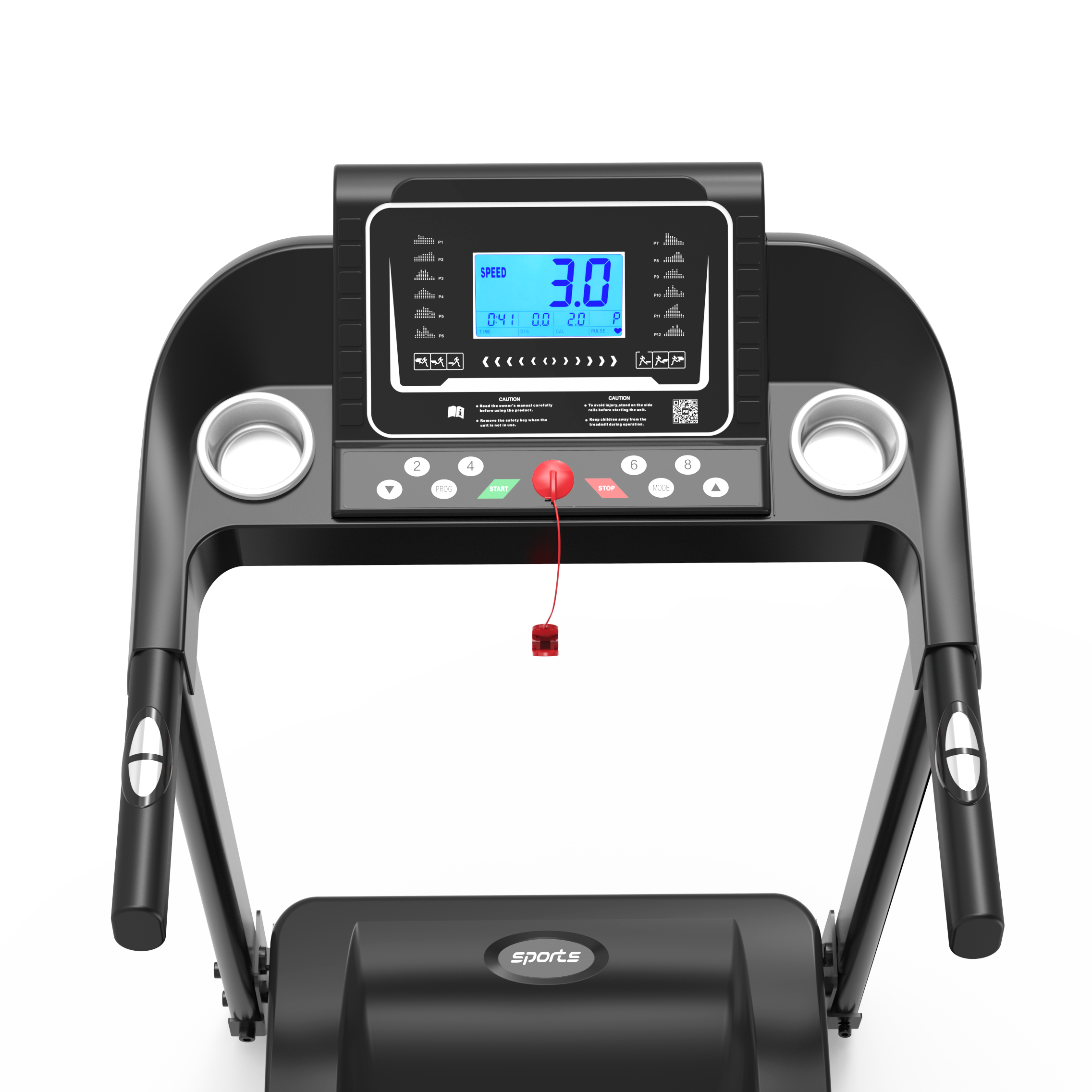 Fitshow App Home Foldable Treadmill with Incline, Folding Treadmill for Home Workout, Electric Walking Running Treadmill Machine 5' LCD Screen 250 LB Capacity Bluetooth Music