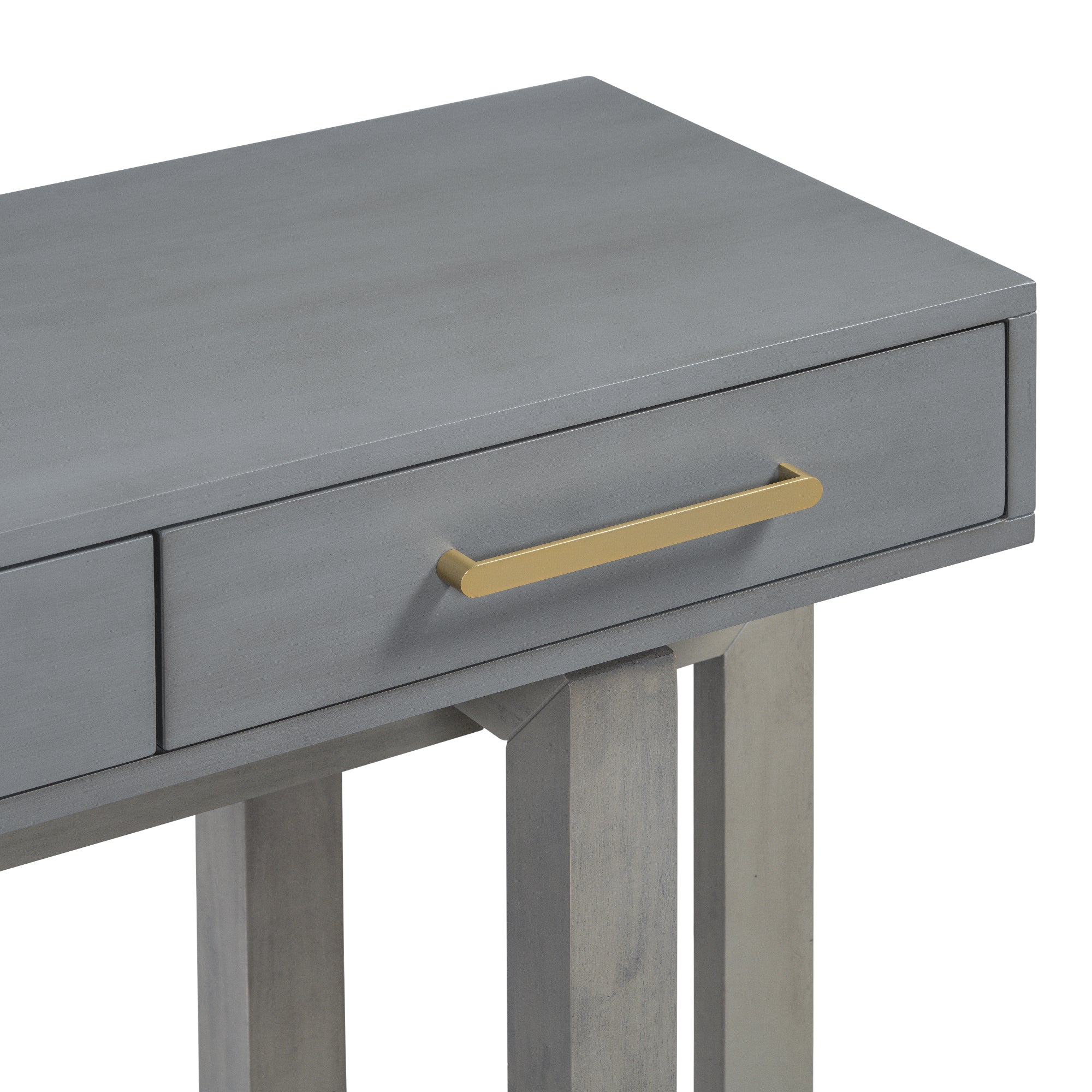 U_STYLE Elegant Console Table with Three Drawers, Extra Long Entryway Table for Entryway, Hallway, Living Room, Foyer, Corridor