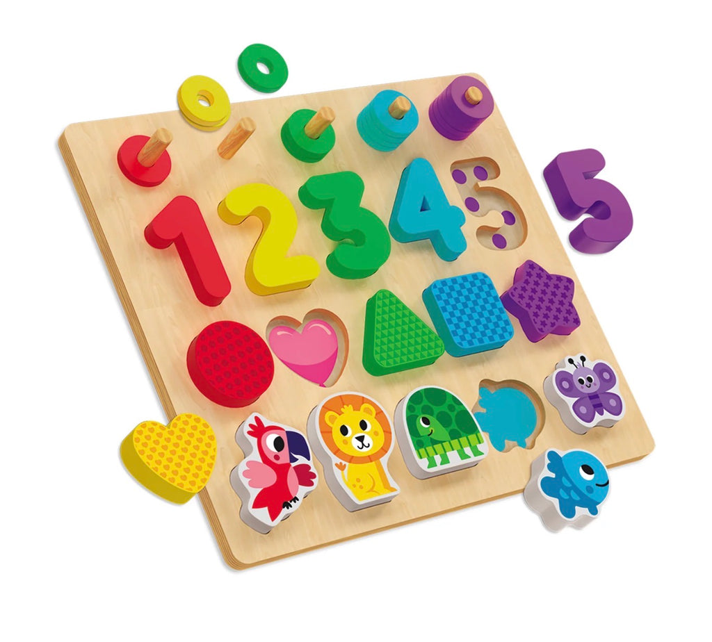 Kids Hits - Stack and Sort Board Colorful Maths