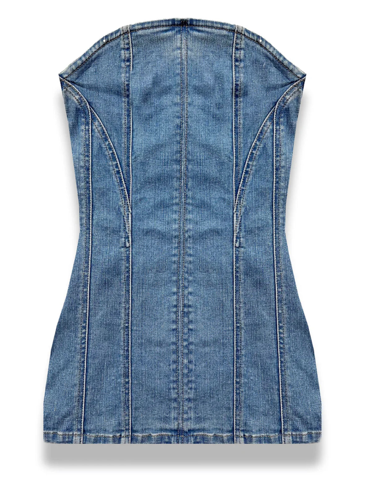 Katie J - Mid Wash Denim Dress