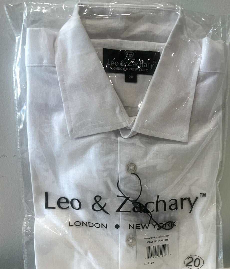 Leo and Zachary - Boys Linen Dress Shirt
