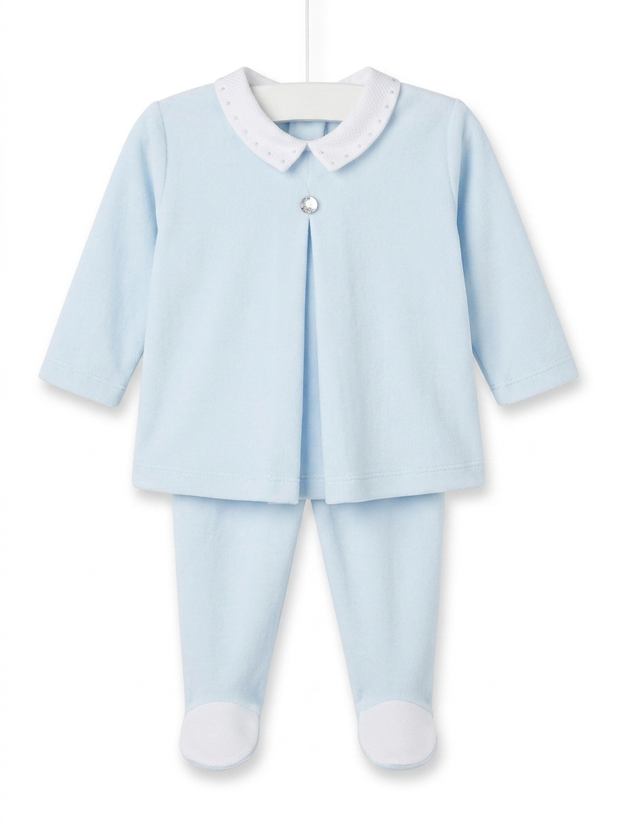 Baby GI - Blue Velour Two Piece Outfit