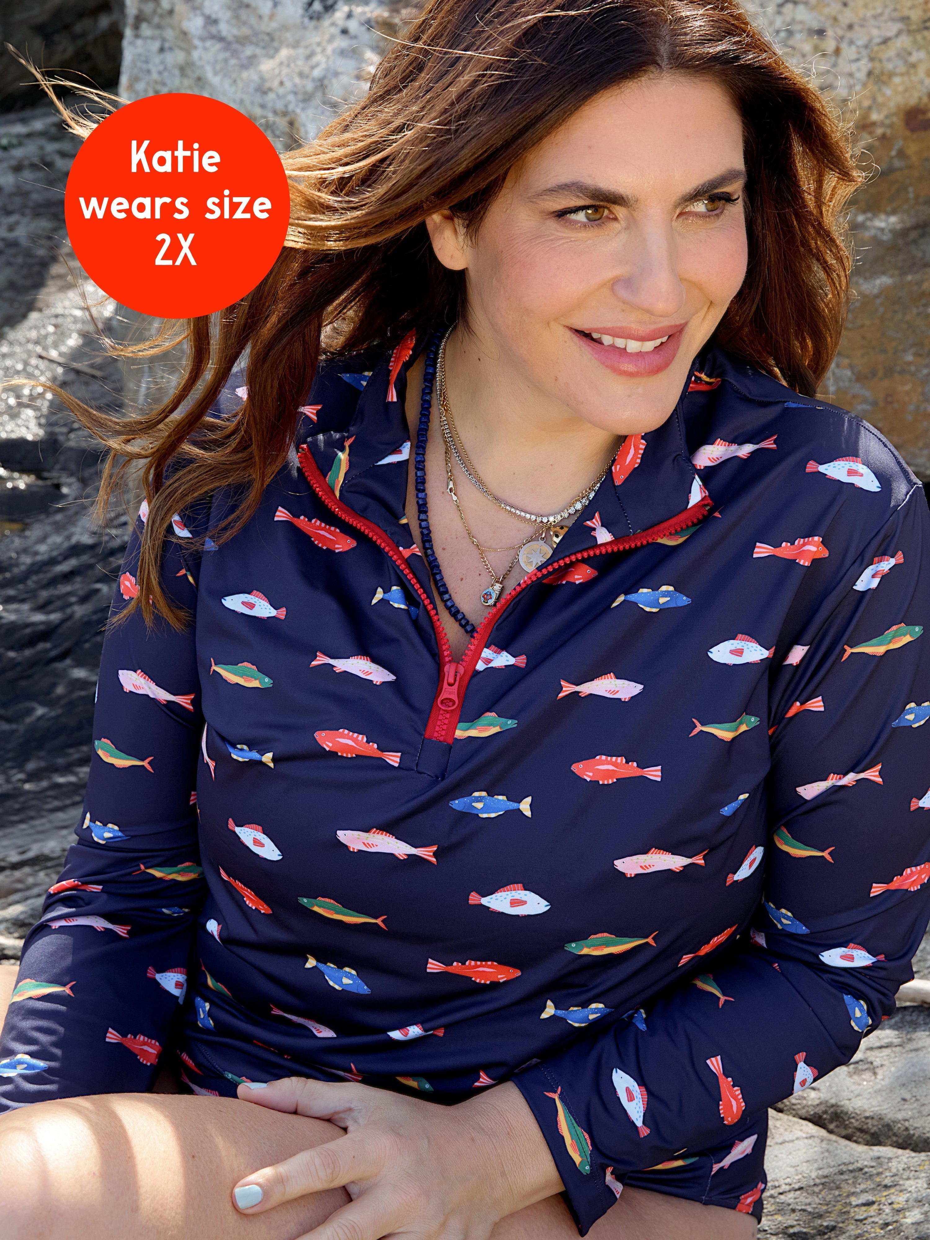 Long Sleeve Rashguard in Harbor
