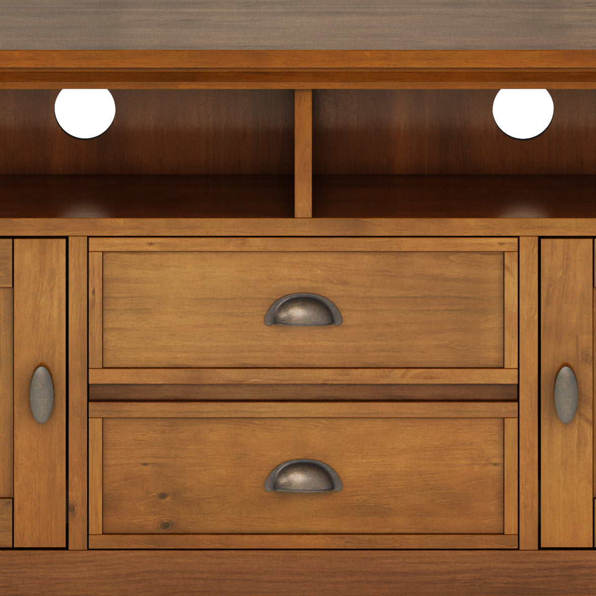 Redmond - 72' TV Media Stand - Light Golden Brown
