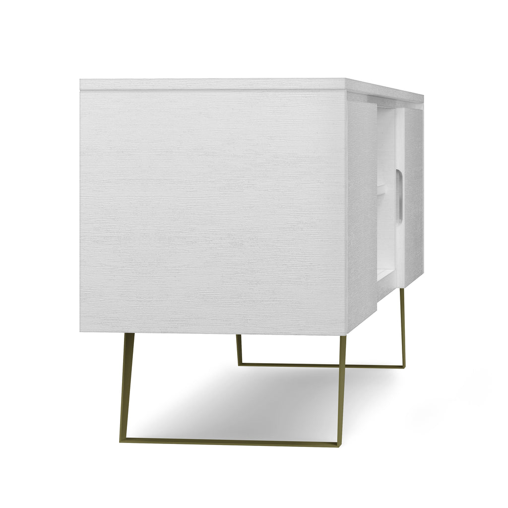 Lowry - TV Media Stand - White