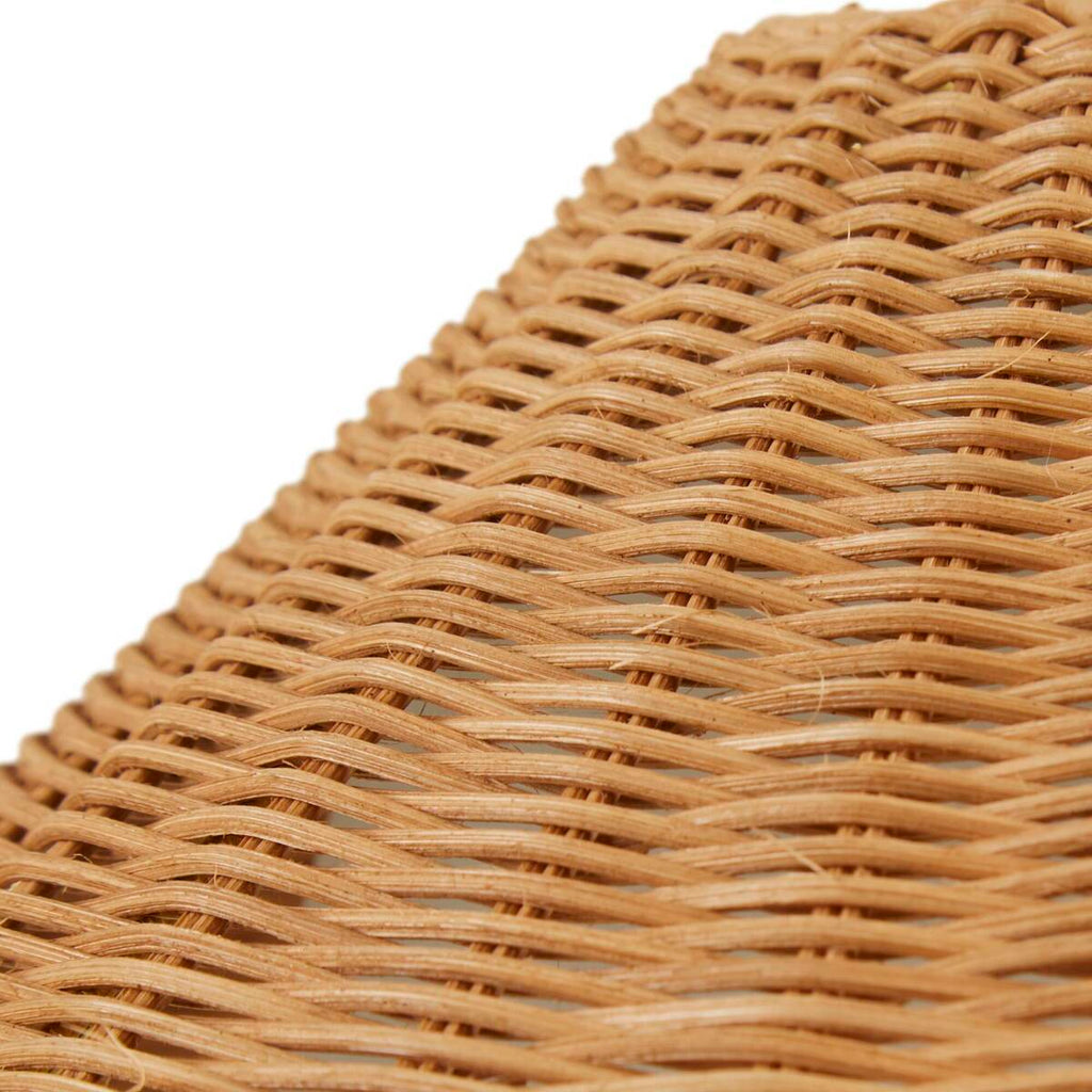 Rattan Weave Shade Floor Lamp Gold/Natural See below