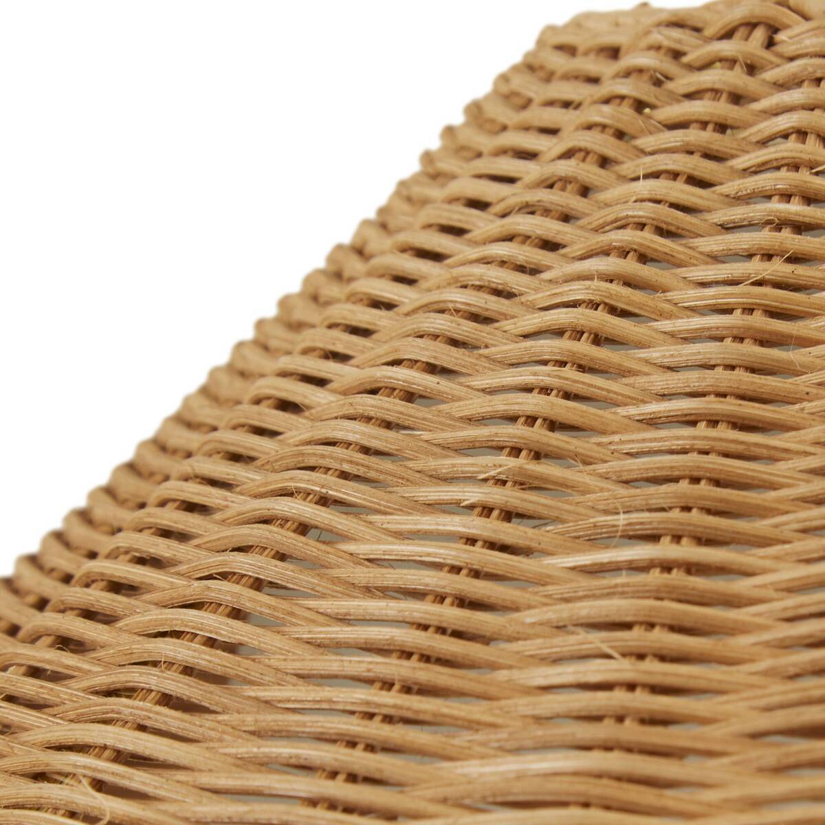 Rattan Weave Shade Floor Lamp Gold/Natural See below