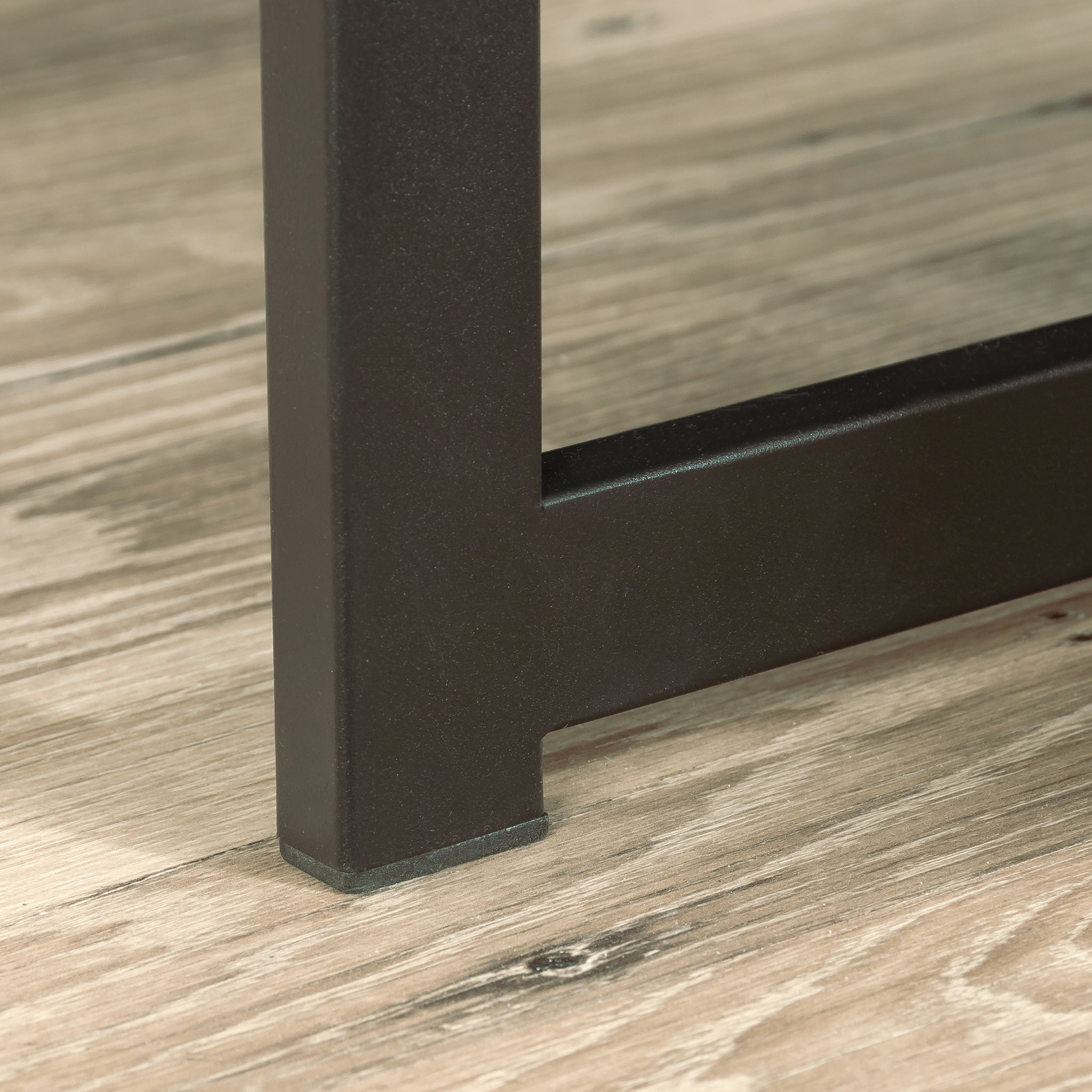 Desk With Hutch, Brown finish