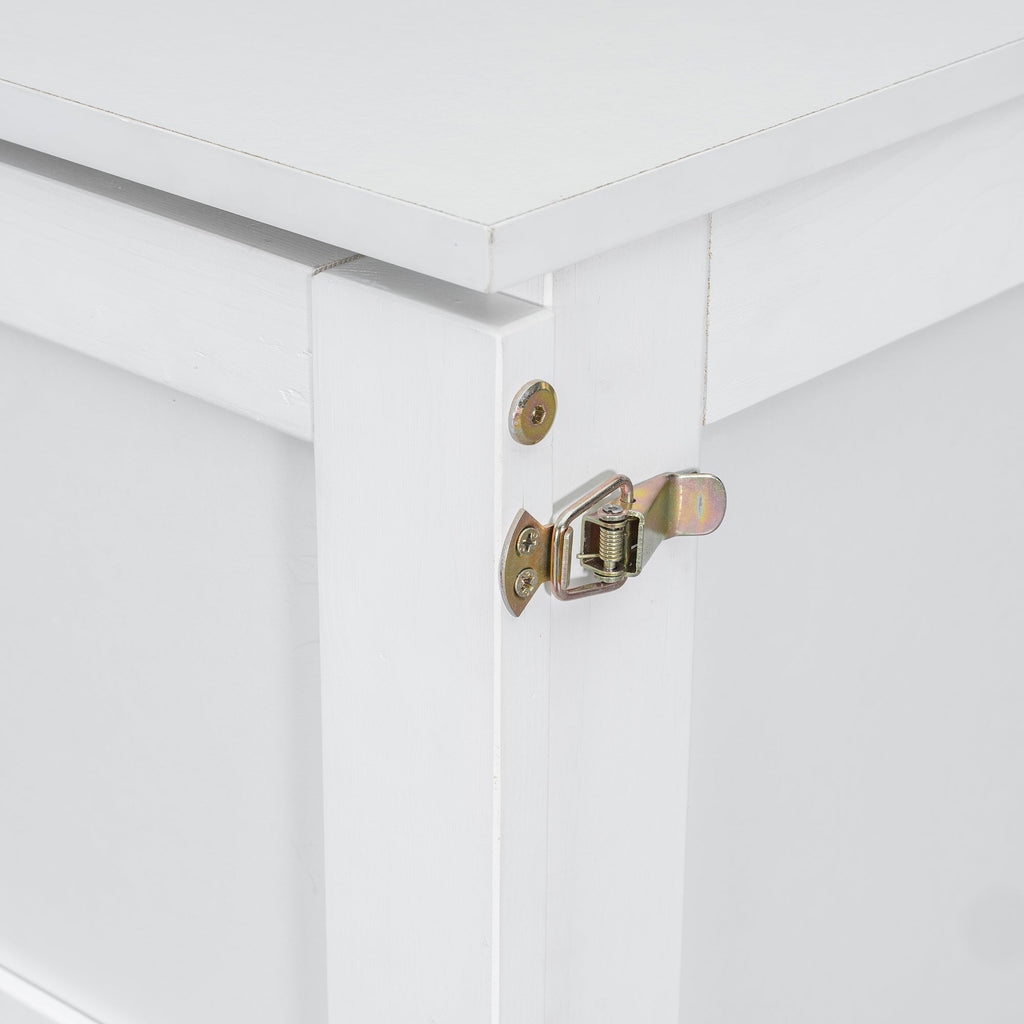 Queen Size Murphy Bed, White
