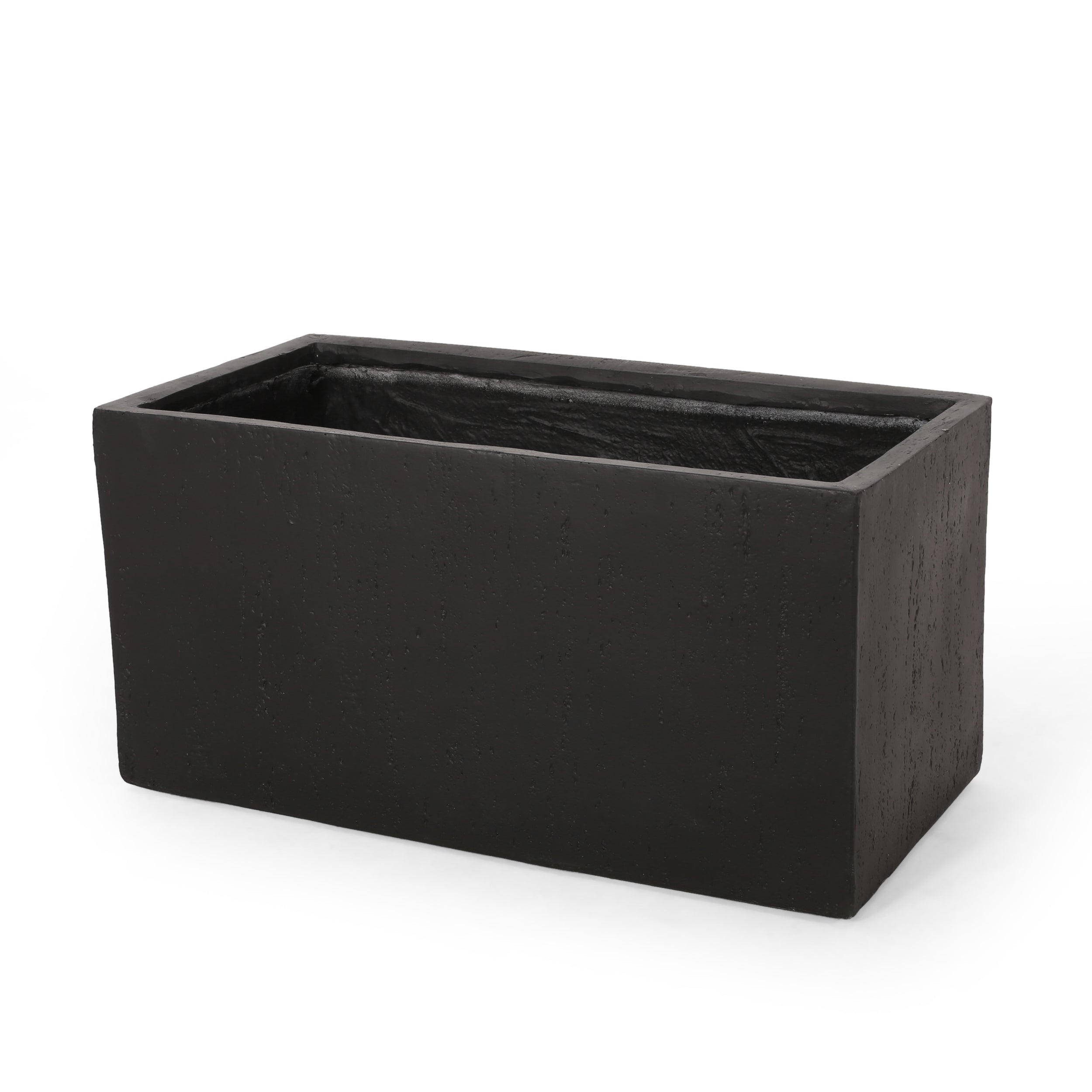 31.25' L Modern Outdoor MGO Planter in Black Finished