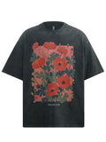 Flower Graphic Oversized T-Shirt