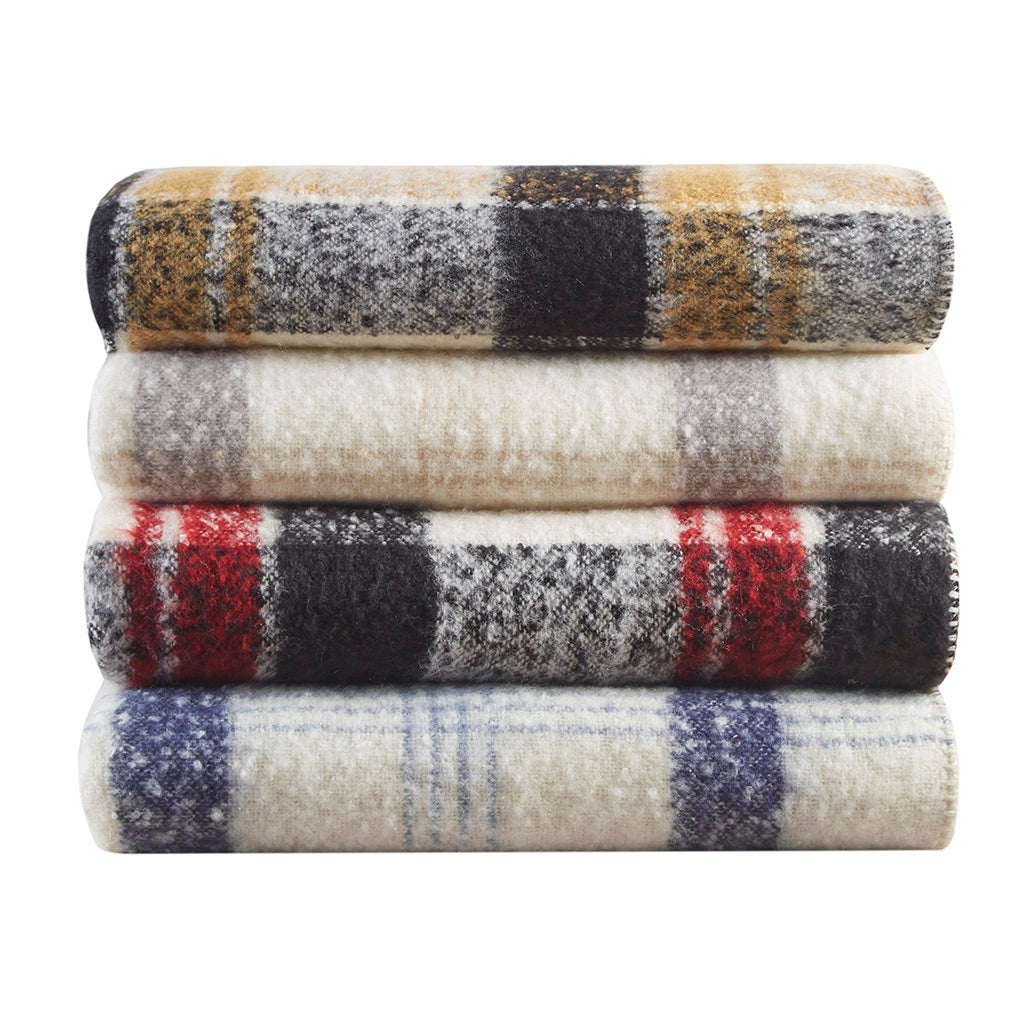 Faux Mohair to Sherpa Throw