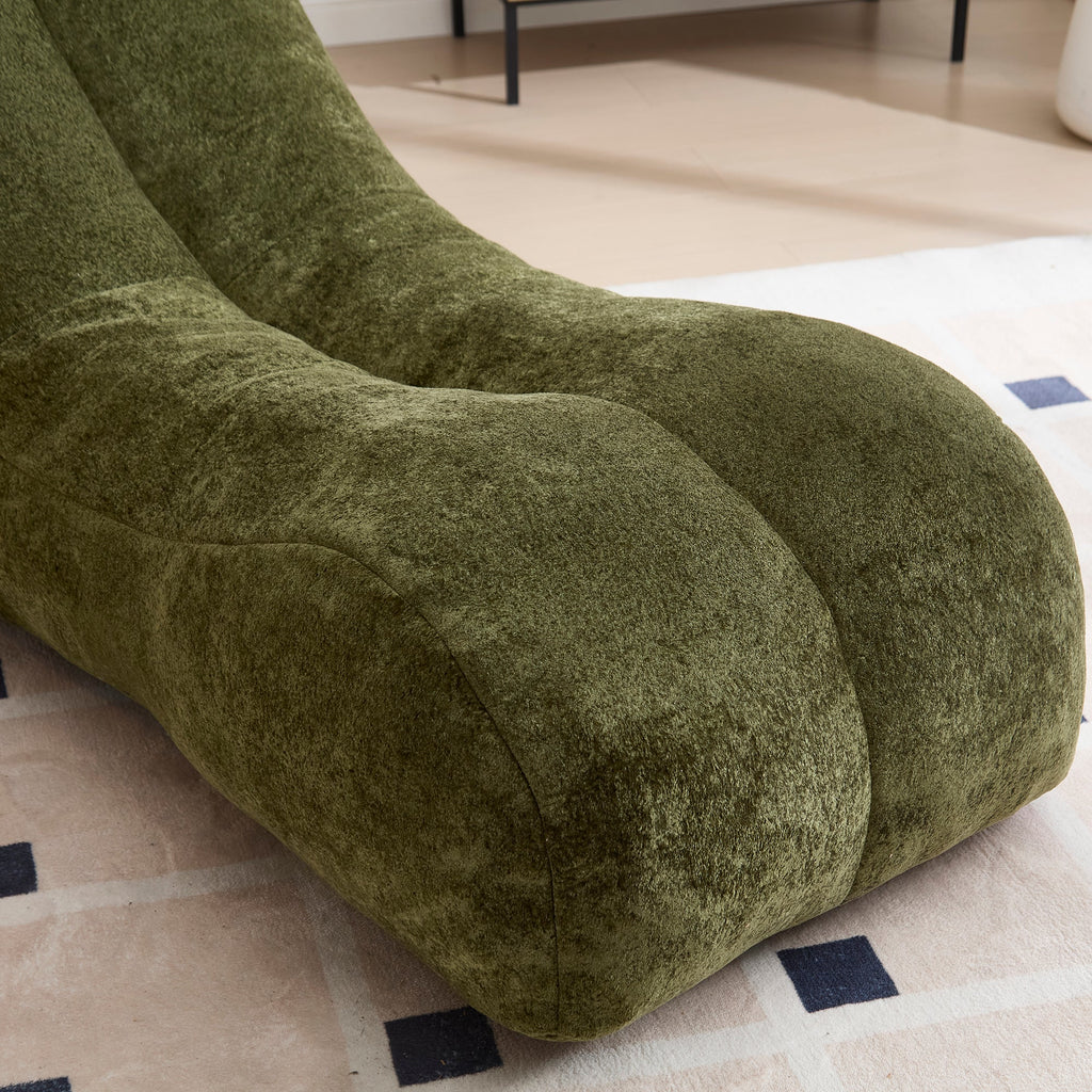 Creative Bean Bag Sofa Chair for Adults with High-Quality Sponge Filling and Polyester Fiber,59x30x23.6 inches