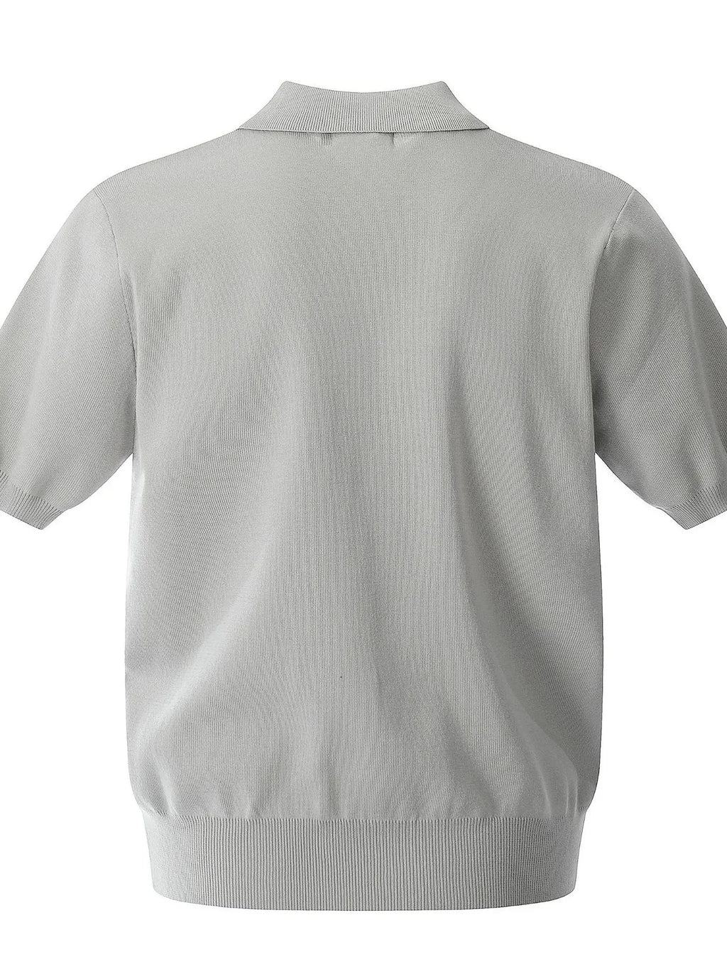 Button Detail Short Sleeve Knit Polo