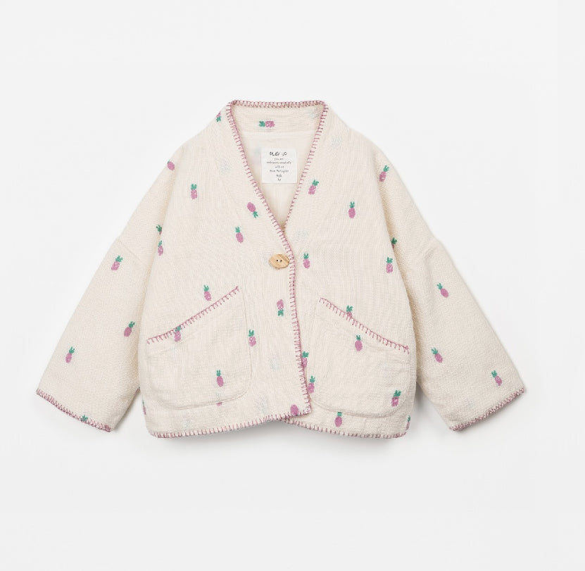 Play Up - Woven Cardigan