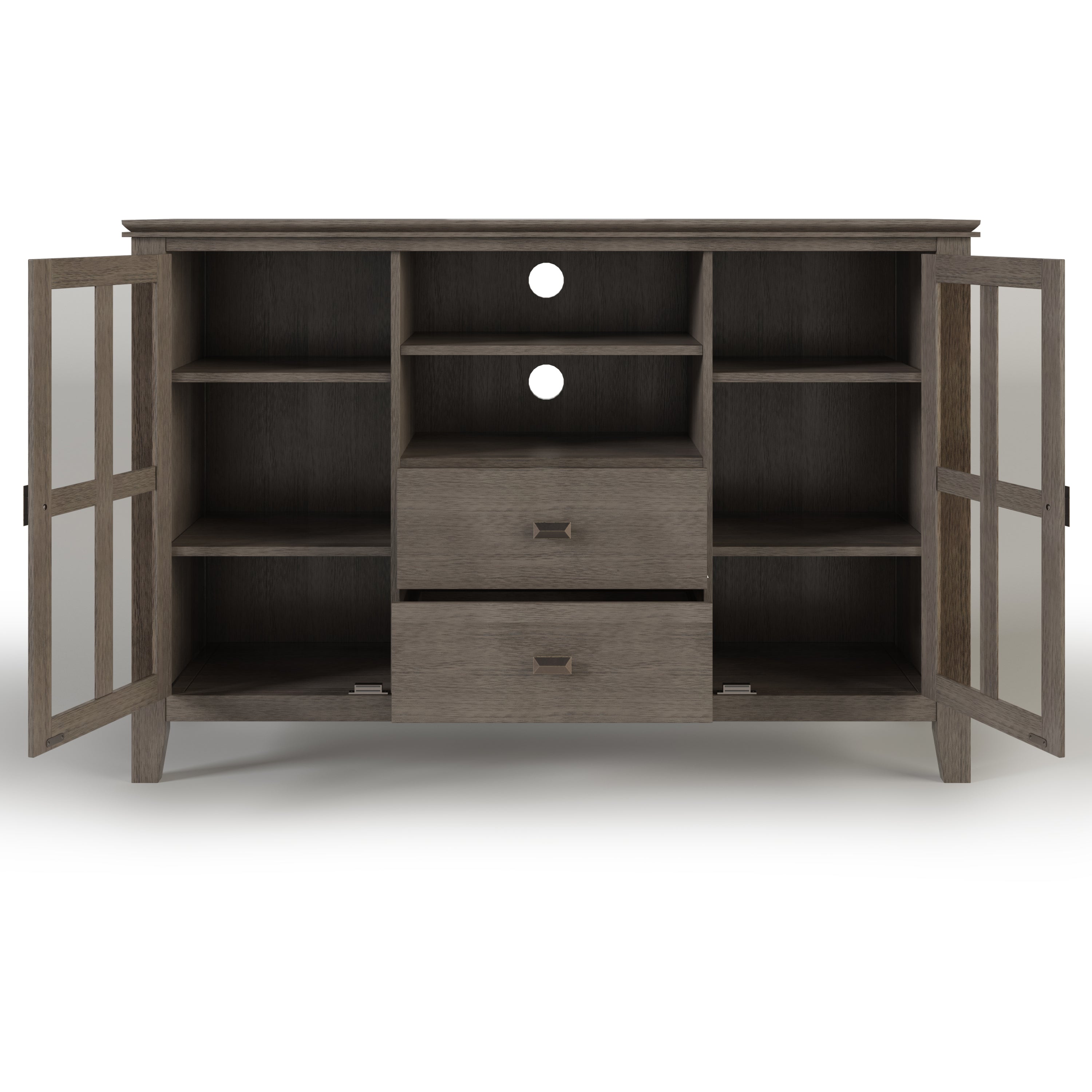 Artisan - Tall TV Media Stand - Farmhouse Grey