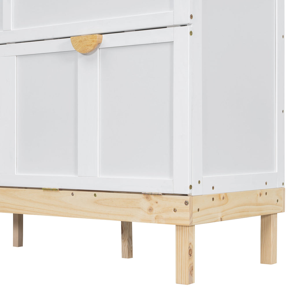 Queen Size Murphy Bed, White