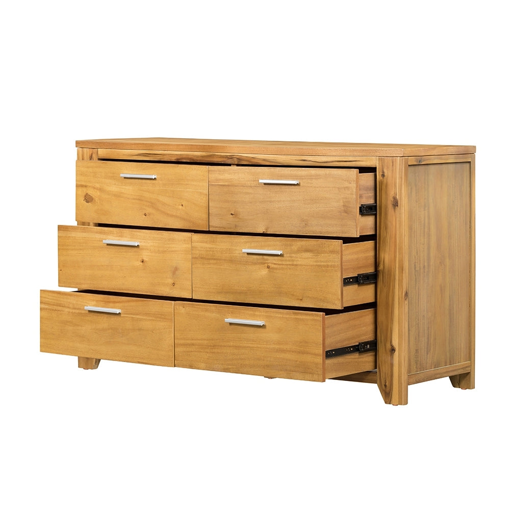 53x17x31.5" 6-Drawer Dresser