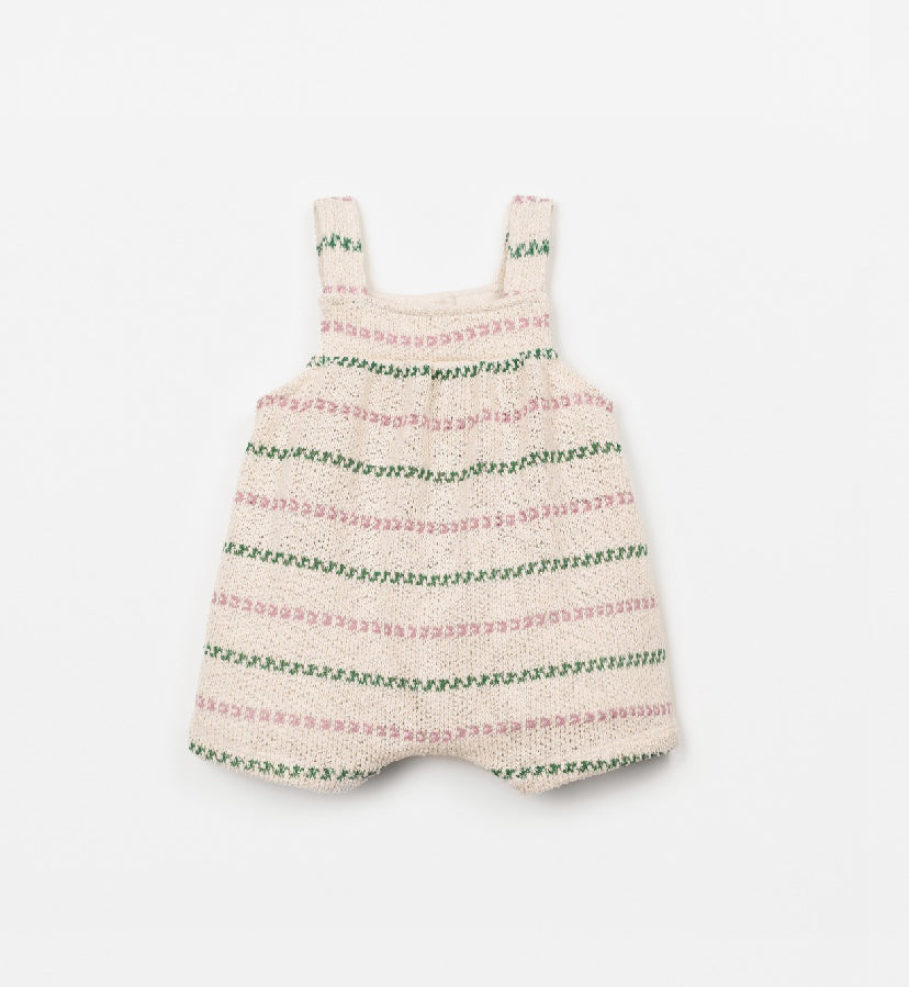 Play Up - Striped Flame Jersey Jumpsuit