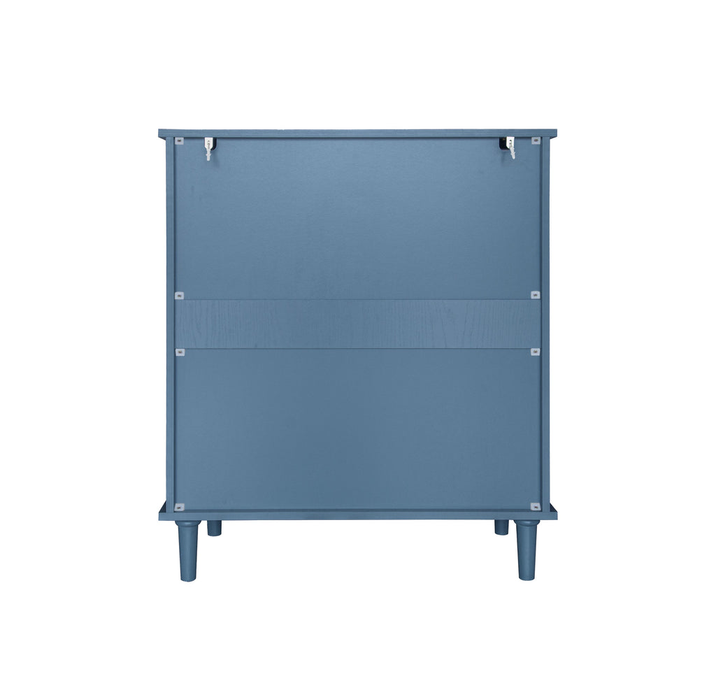 2 Door 2 Drawer Cabinet, American Furniture, Suitable for Bedroom, Living Room, Study