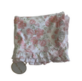 Baby Club Chic - Pastel Floral Blanket with Ruffles