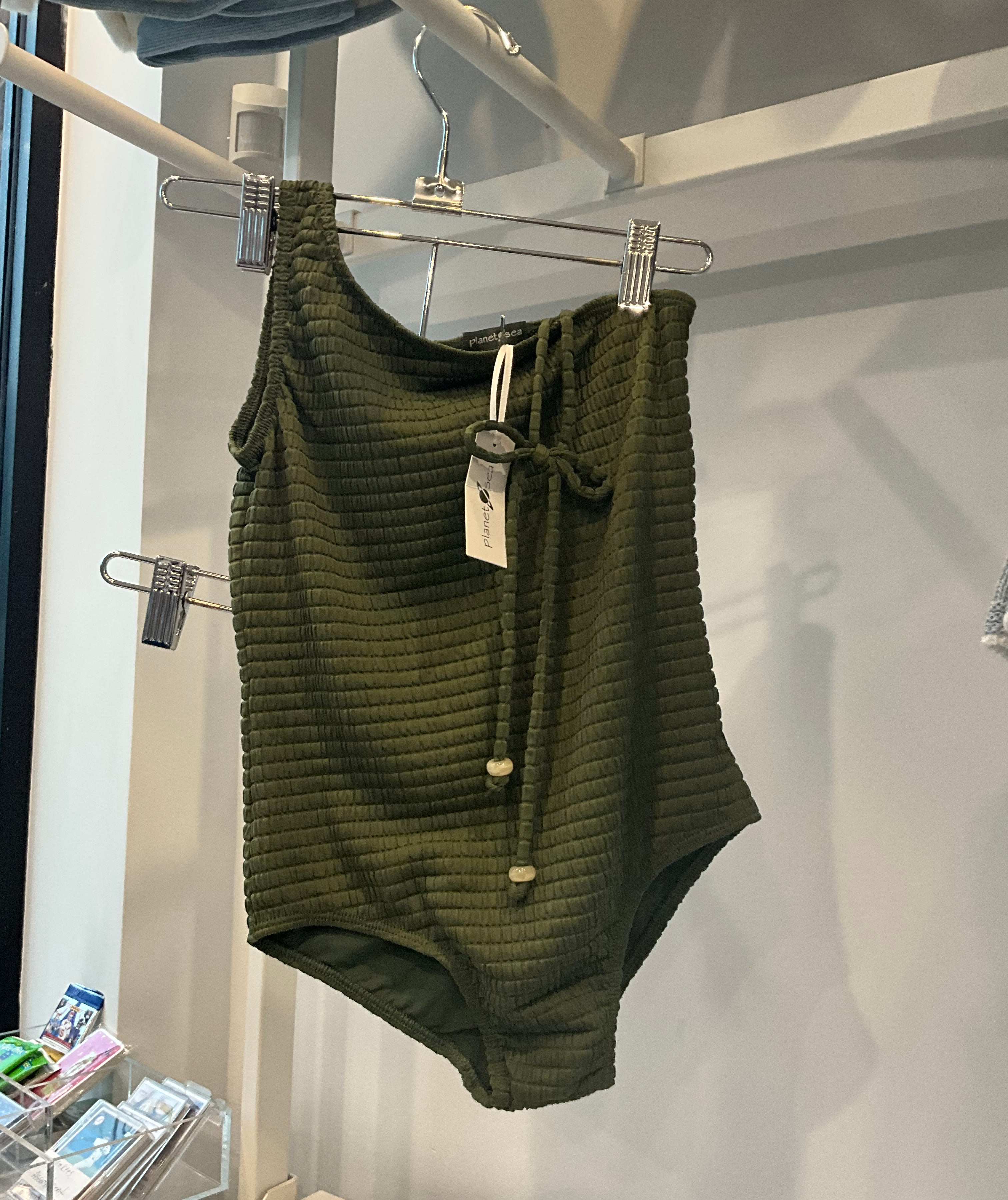 Planet Sea - Sage Texture 1pc Swim-Suit