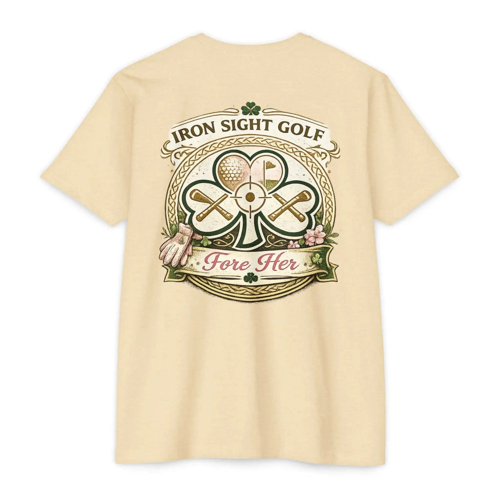 Fore Her Luck Golf Tee - Iron Sight 60/40 Next Level T-Shirt