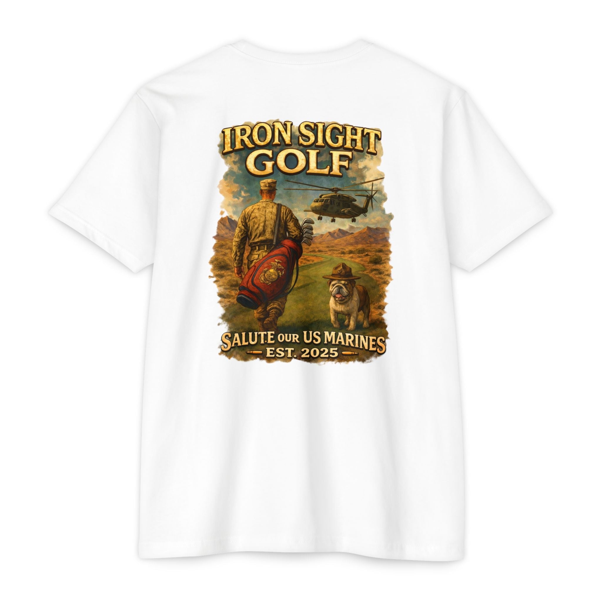 U.S. Marine Salute to Service Golf Shirt