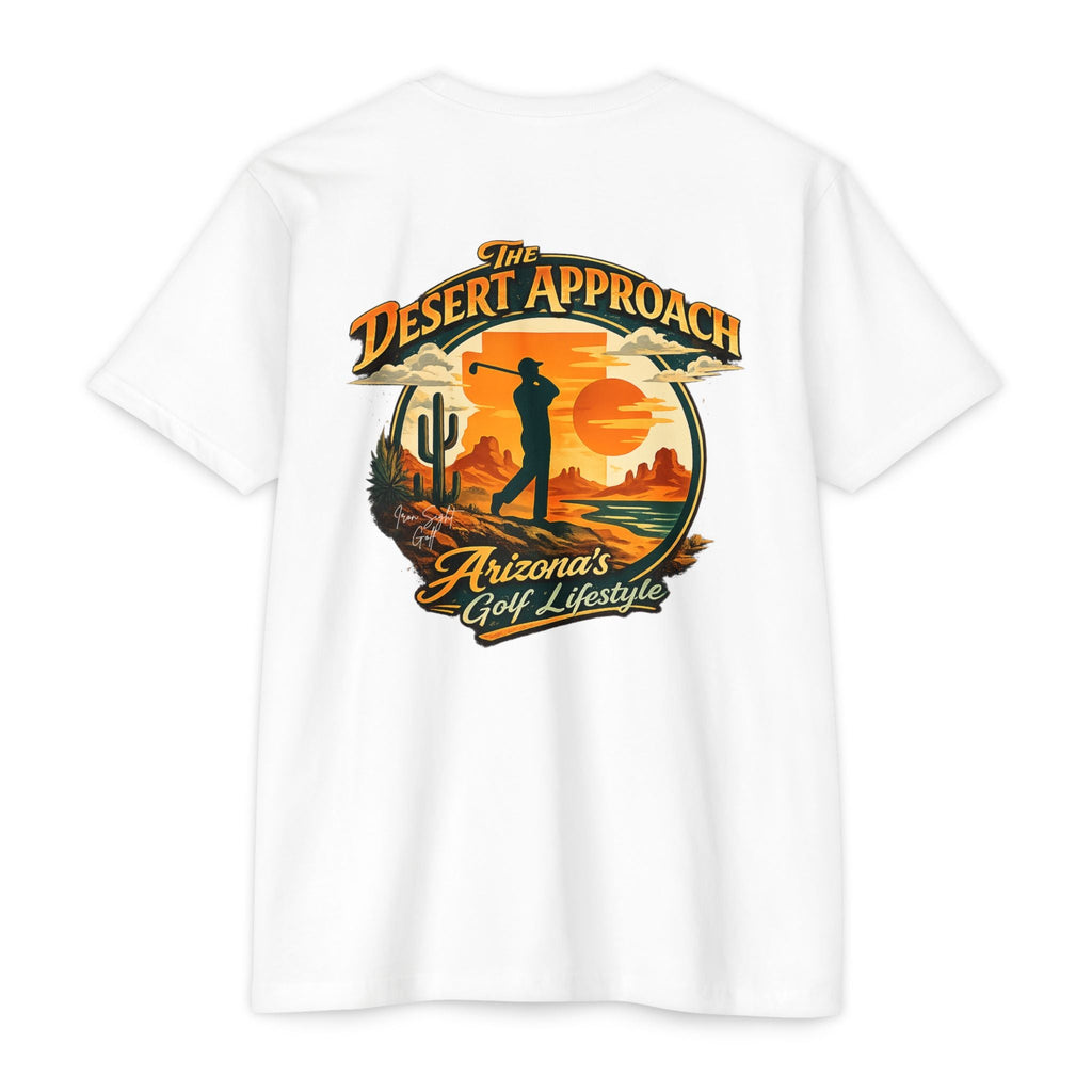 Desert Golf T-Shirt — “The Desert Approach” Arizona Golf Lifestyle Tee