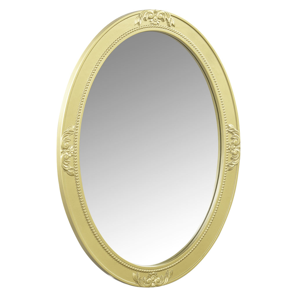 Luxury Makeup Vanity Desk with Oval Mirror, 3-Drawer Dressing Table for Jewelry Storage, Elegant Console Table for Entryway, Living Room & Bedroom, Stylish Home Decor,Gold