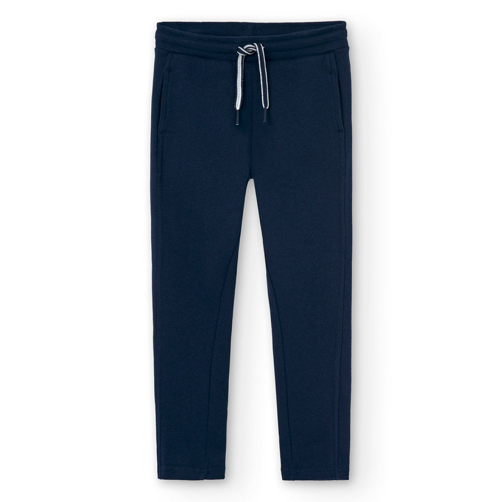 Boboli - Navy Fleece Slim Trousers