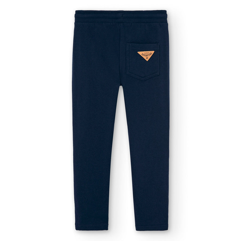 Boboli - Navy Fleece Slim Trousers