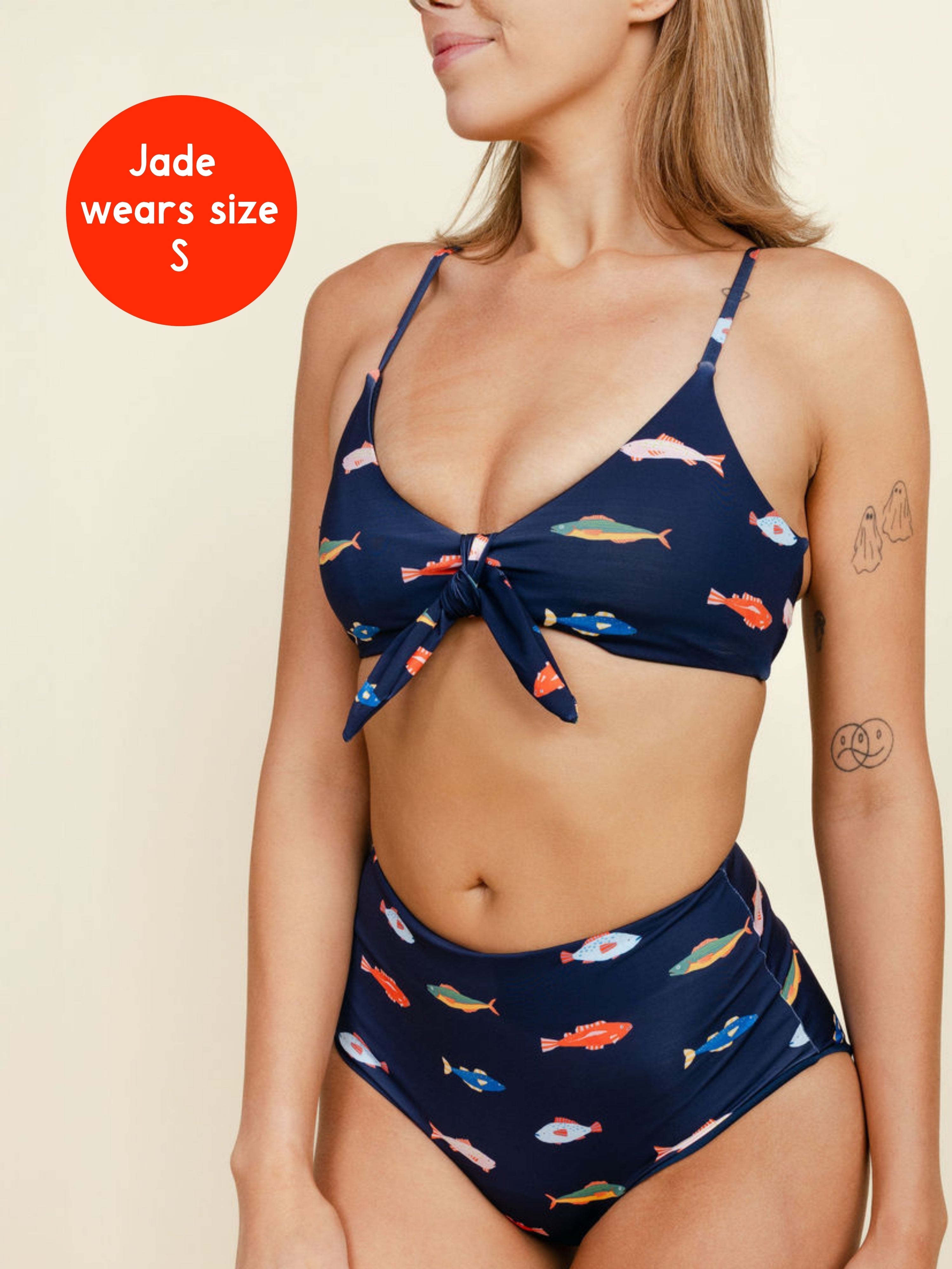 Front Tie Top in Harbor