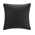 Cotton Quilted Euro Sham Black Euro Sham