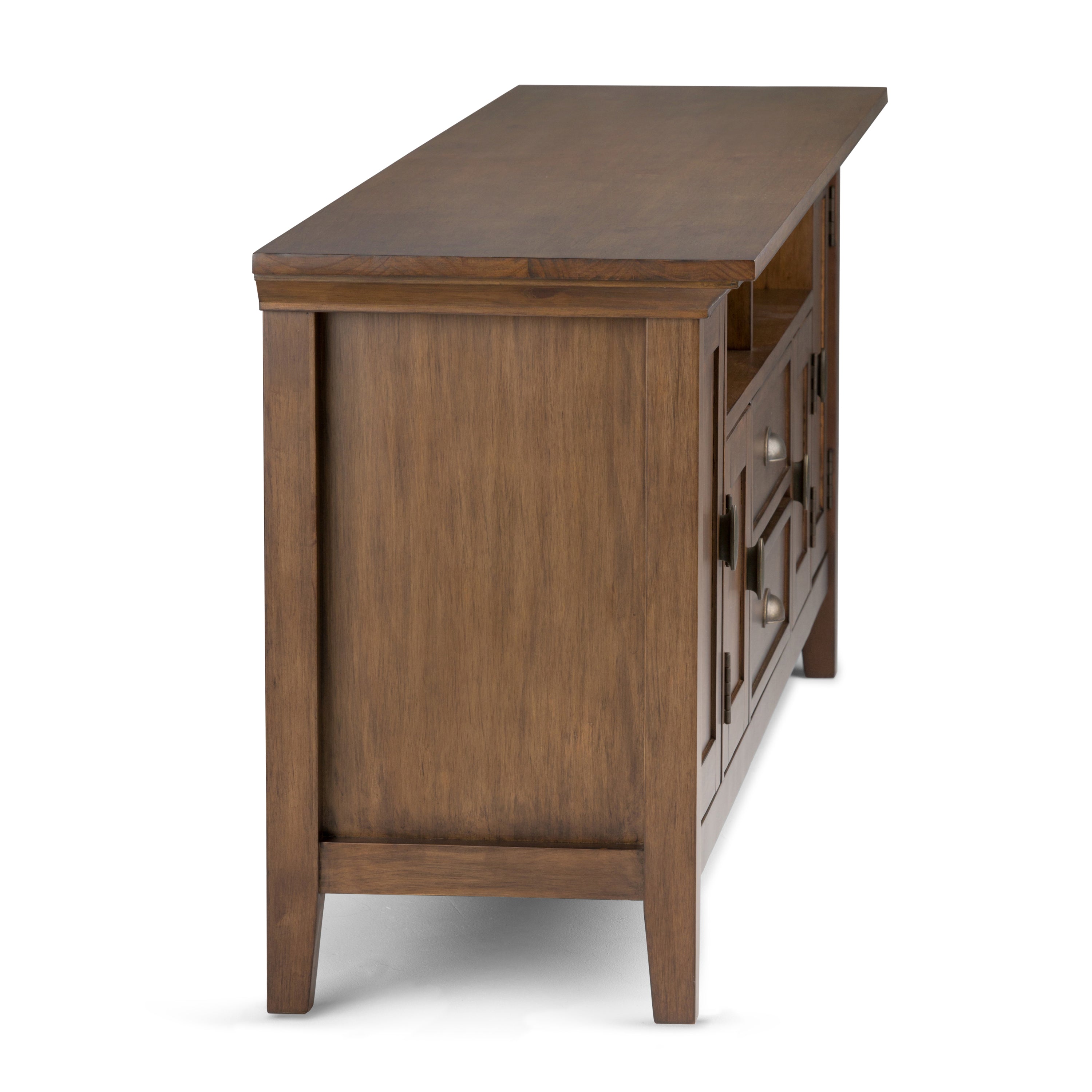 Redmond - 72' TV Media Stand - Rustic Natural Aged Brown