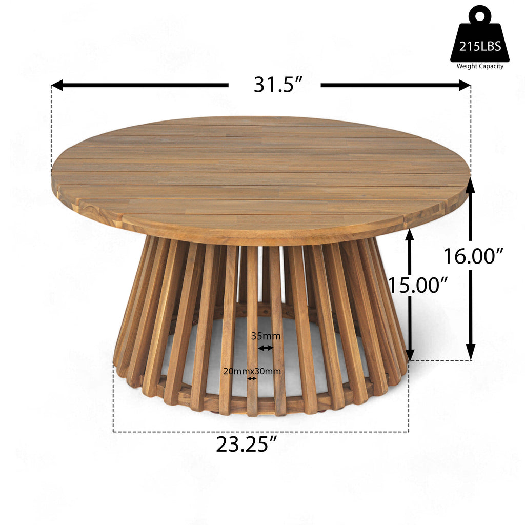 PATIO FURNITRE SETS : CLAREMONT 3 SEATER DAYBED + ACACIA WOOD TABLE